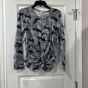 Camo long sleeve shirt